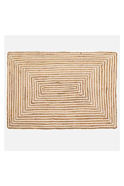 OEM Covoraș decorativ pentru casă, Textil, Bej, 110 x 80, decorativ, antidera...