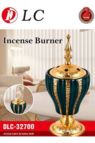 DLC Classic Gold Design Electric Incense Burner