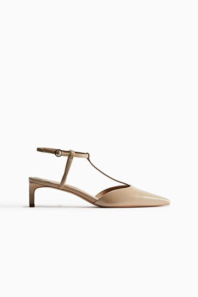 H&M Pointed T-strap court shoes