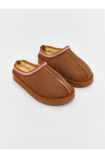LC Waikiki Nevavm Girls' House Slippers with Fur Inside