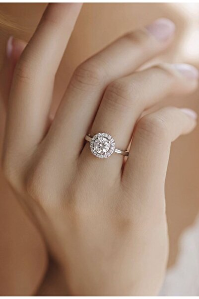 Monalisa Home Adjustable Zircon Stone Patterned Ring
