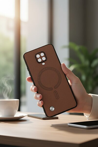 batuteknoloji Redmi Note 9 Pro-Note 9S MagSafe Görünümlü Karbon BTU Silikon K...