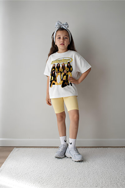Belya Kids Wear طقم ملابس للفتيات بتصميم أوفر سايز من بيليا كيدز مانيفست 42 م...