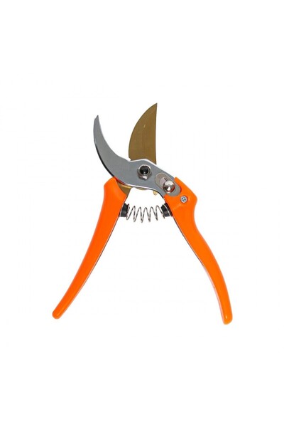 UNİBOX Live scissors, chrome, SK5, 22mm, orange handle, gold blade
