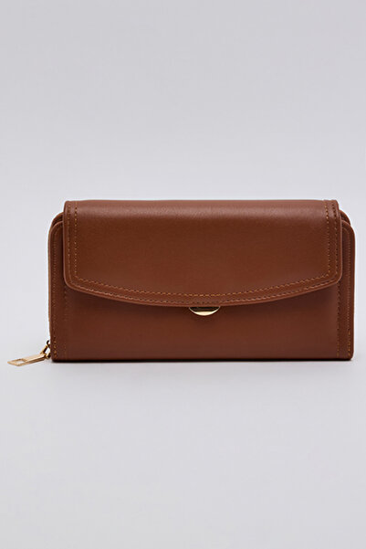 R&B Zippered Flap Wallet