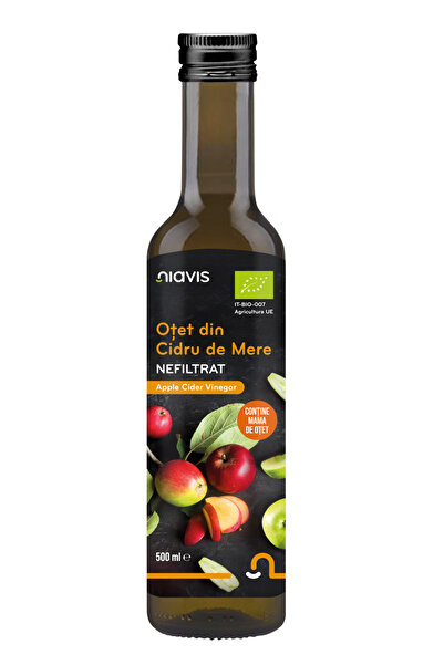 Niavis Otet Din Cidru De Mere Nefiltrat /Bio 500Ml