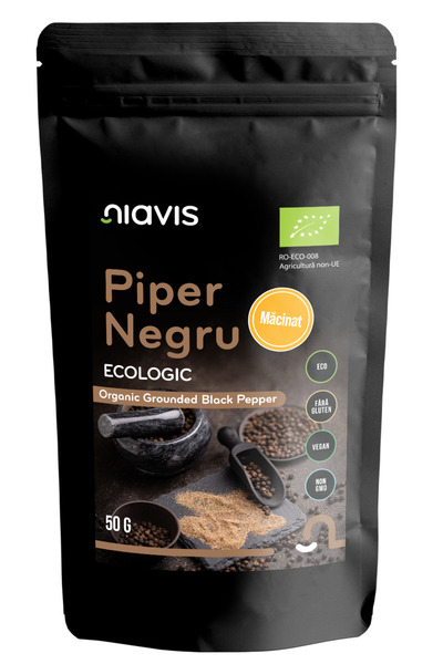 Niavis Piper Negru Macinat /Bio 50G