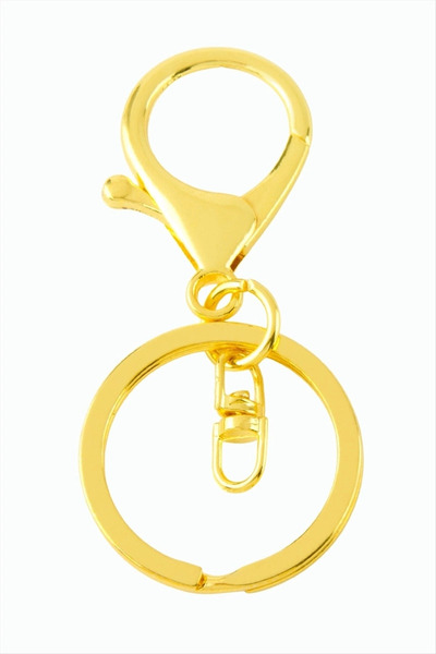 Eco Lounge Fır Döndü Hooked Metal Keychain Apparatus