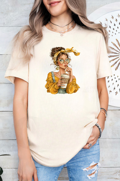 Sarah's Boutique Women's T-shirt – 100% cotton – Heart Sip