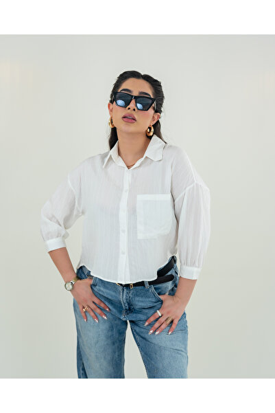 Jodtique Women's Short White Shirt
