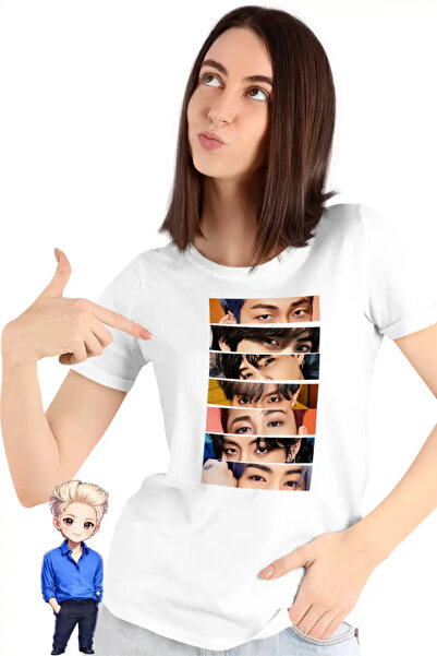 OEM Tricou Femei Kpop BTS Eyes Bangtan