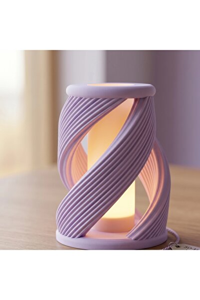 OEM Mini Lampă de veghe decorativă cu design torsadat, imprimată 3D