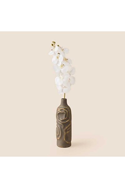 Evidea Deco Orkide Yapay Dal Çiçek - Beyaz - 104 cm