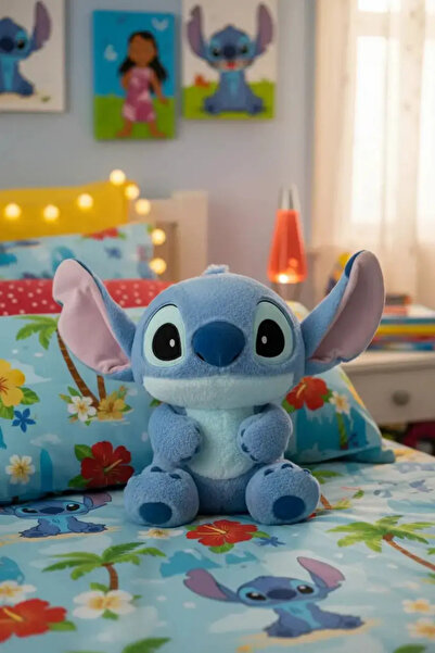 Miniso Disney Lilo & Stitch Lisanslı Peluş Oyuncak 41 Cm – Büyük Boy Sarılmal...