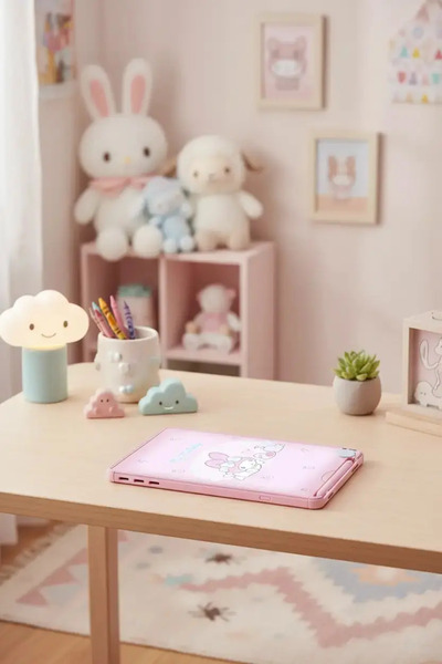 Miniso تابلت رسم LCD مرخص من سانريو ماي ميلودي - تابلت تعليمي ملون للكتابة وا...