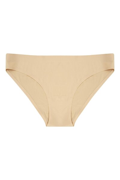 Byee Kadın Dikişsiz Lazer Kesim İz Yapmayan Ten Rengi Slip Külot