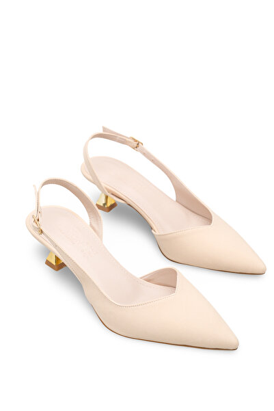 Riccon Luna Sola Women's Pointed Toe Open Back Thin Heeled Shoes 00126003