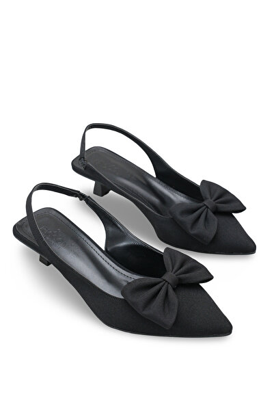 Riccon Nova Pia Women's Pointed Toe Open Back Thin Heeled Shoes 00126010