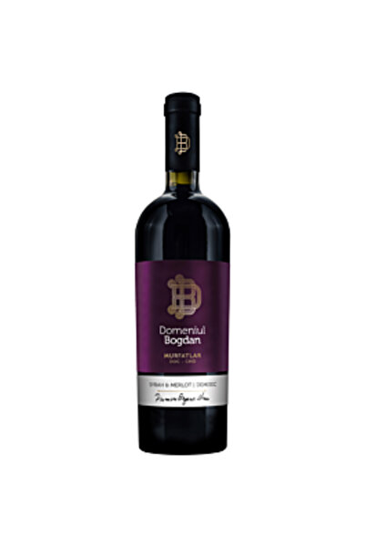 Domeniul Bogdan Vin roșu semisec, Syrah și Merlot, 0,75 L