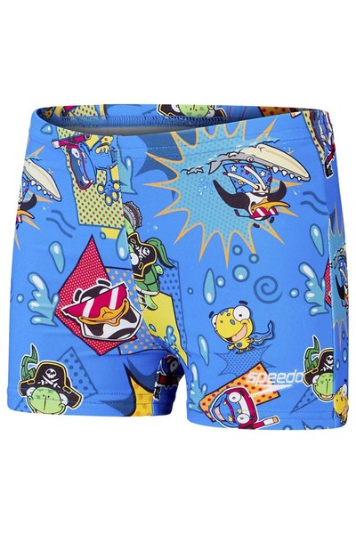 SPEEDO Βρεφικό μαγιό ολόσωμο με ψηφιακό σχέδιο Aquashort 3