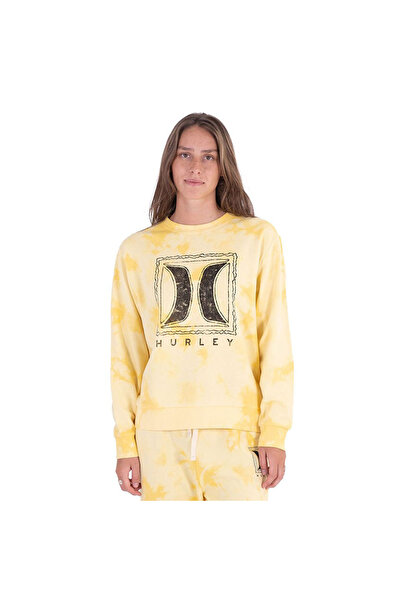 Hurley Γυναικείο Φούτερ  "Cloudy Night Girlfriend Crew " XS