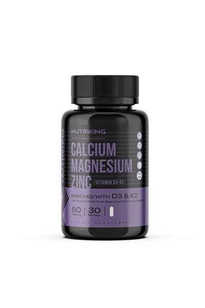 Nutriking Calcium Magnesium Zinc 60 Capsules 30 Servings