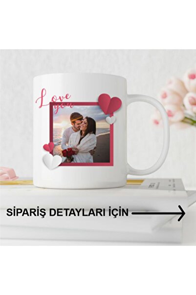 Sevgiliye Özel Fotoğraflı Bardak