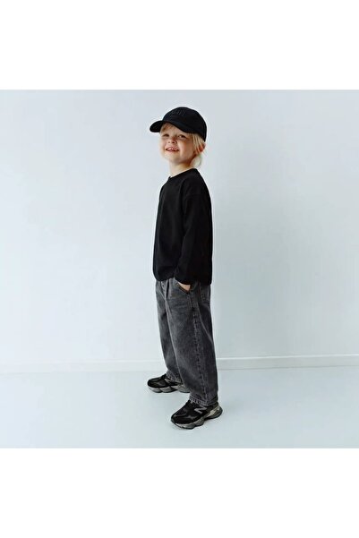 poalakıds Antrasit Balloon Jeans