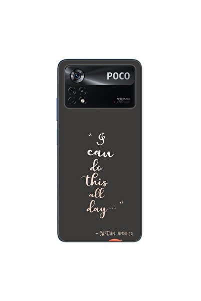 OEM Husa compatibila cu Xiaomi Poco X4 Pro Silicon Gel Tpu Model Mesaj I Can ...