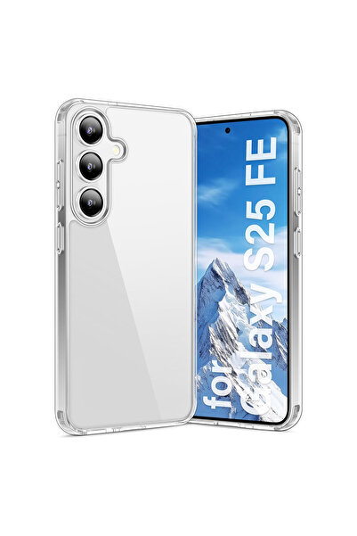 O Ozone Clear Case for Samsung Galaxy S25 FE | Transparent TPU Soft Bumper | ...