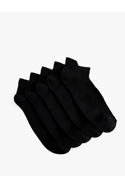 Koton Basic Pamuklu 5'li Patik Spor Çorap Seti