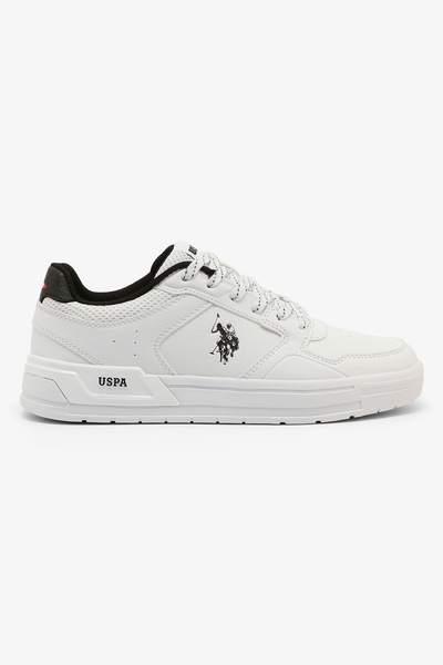 U.S. Polo Assn. Harley Women's Comfortable Stylish Casual Everyday Shoes - White