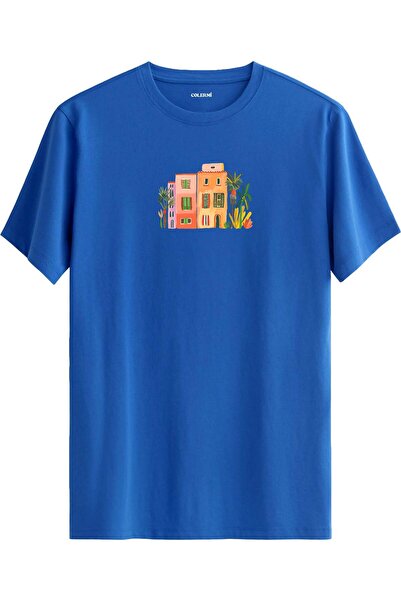 Colermi Mediterranean House Printed T-Shirt