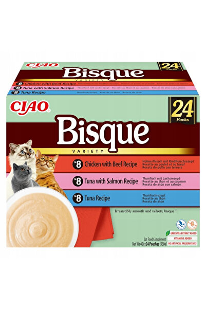 Other Inaba Ciao Bisque 24x40g supă pentru pisici ton vită pui