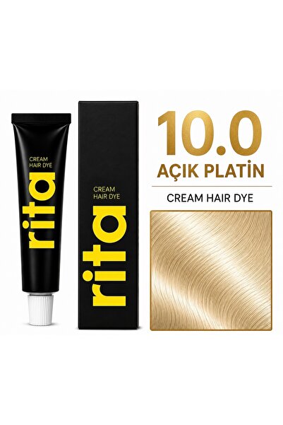 Açık Sarı Platin Saç Boyası 10.0 Kalıcı Krem Boya Profesyonel Beyaz Kapatıcı