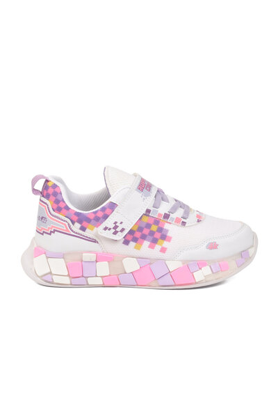 AYK'S Pantofi sport pentru copii Ruffon alb-violet-liliac 1030 F