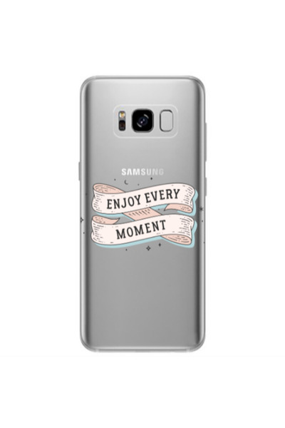 Other Samsung S8 Plus Enjoy Every Moment 2 Transparent Silicone TPU Θήκη
