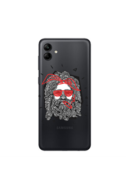 Other Samsung A04 Cool glasses Transparent Silicone TPU Θήκη