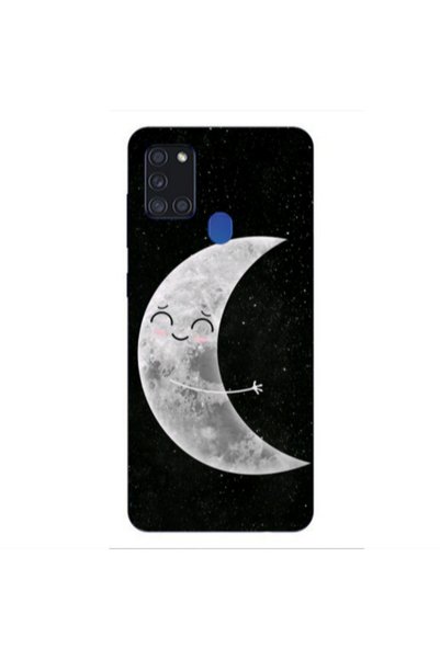 Other Samsung A21S Half Moon Transparent Silicone TPU Θήκη