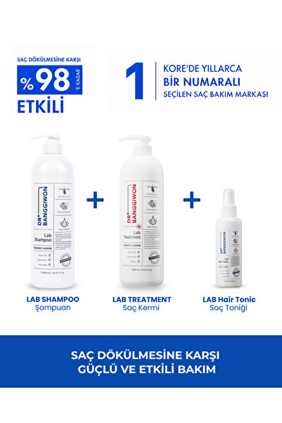 DR BANGGIWON Kuru ve Normal Saçlar İçin Lab Şampuan ve Lab Treatment Saç Krem...