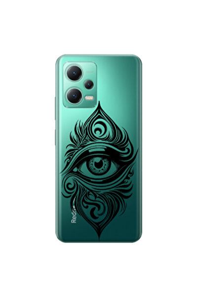 Other Xiaomi Redmi Note 12 Pro Plus 5G Eye patterned drawing Transparent Sili...