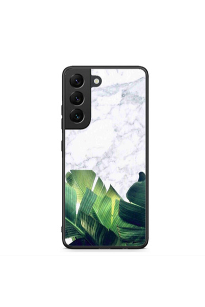 Other Samsung S22 Plus Marble Laves Black Glossy Θήκη