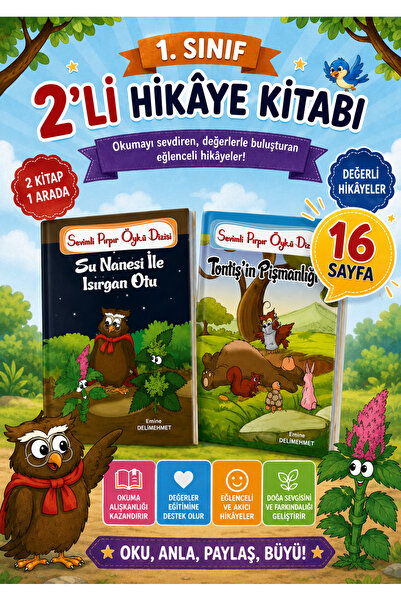Ata Yayıncılık 1. Sınıf 2 li Hikaye Kitabı (16 sayfa)