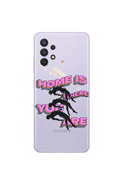 Other Samsung A32 5G Home Is Where Transparent Silicone TPU Θήκη