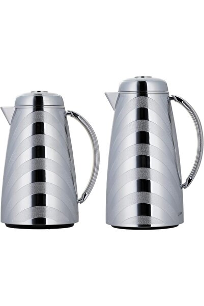 Generic Rafif Thermal Flask for Coffee and Tea, Two Pieces, Leak-Proof, Keeps...