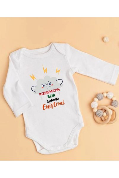 lupi Enişte Written Baby Bodysuit 100% Cotton 1