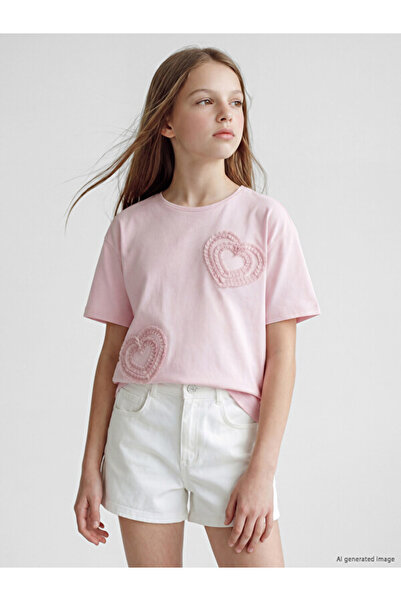 LC Waikiki Esvab • Modern & Distinctive Zero Roba Collar Embroidered Girls' T...