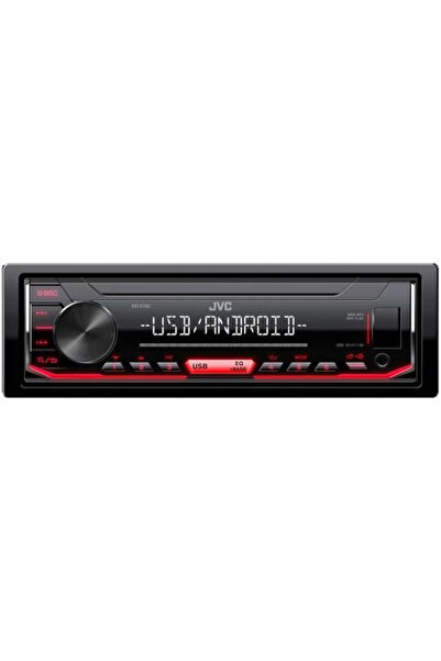 JVC KDX-162 red car stereo