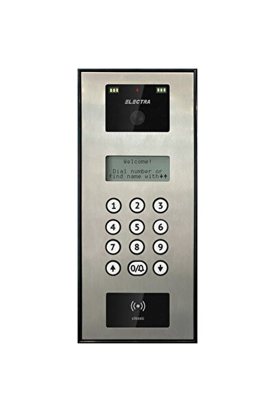 Electra Outdoor audio panel, digital half-duplex - P4S.VBS