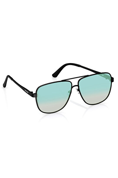FASTRACK UV Protection Sunglasses Black Frame Blue Mirror Lens 59mm - M183BU2V